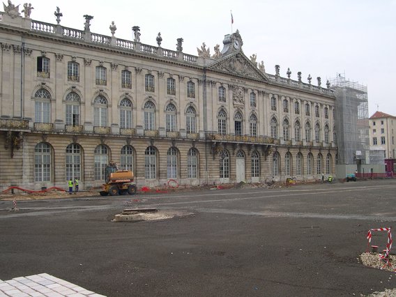  La place Stanislas en travaux